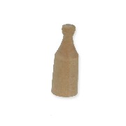 wooden bottle, different finishes miniature 1:12
