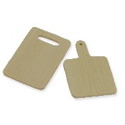 chopping plate 2 pcs miniature 1:12
