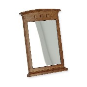 arched mirror walnut miniature 1:12