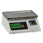 food weight scale white miniature 1:12