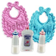 baby supplies - set 5 pcs miniature 1:12
