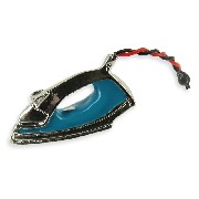 blue iron with plug miniature 1:12
