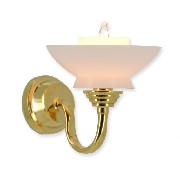 12v wall lamp clip brass direct basin miniature 1:12