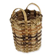 round basket miniature 1:12