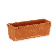 flower pot terra cotta light colour miniature 1:12