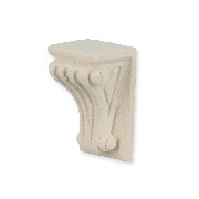 wall column in white stone miniature 1:12