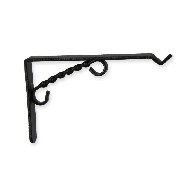 basket hanger black miniature 1:12