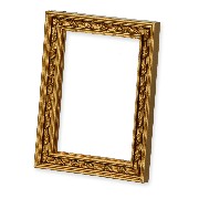 gold frame miniature 1:12