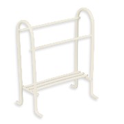 white towel stand Miniature 1:12