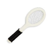 tennis racket white miniature 1:12