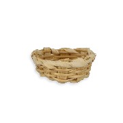 bread basket 3x1cm miniature 1:12