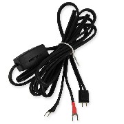 cable with mini plug and switch miniature 1:12