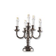 led table lamp candelabra miniature 1:12
