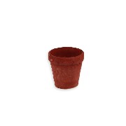 flower pot terra cotta 1:12