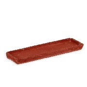 Window box saucer Terracotta 1:12