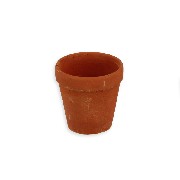 flower pot terra cotta 1:12