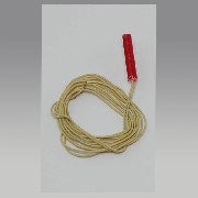 4 bi-pin candle body socket red 1 cm miniature 1:12