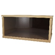 showcase kit barewood, sliding plexi l36.5xp25xh15.5cm 1:12