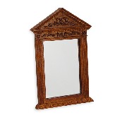 mirror walnut  Trianon collectible furniture 1:12