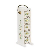 5-drawer sideboard white Trianon collectible furniture 1:12