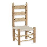 shaker side chair barewood miniature 1:12
