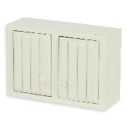 kitchen wall element white miniature 1:12