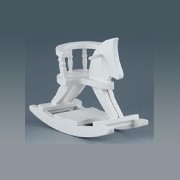 swinging horse whitek miniature 1:12