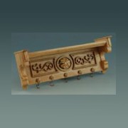 wall shelf natural oak miniature 1:12