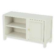 sink cabinet white miniature 1:12