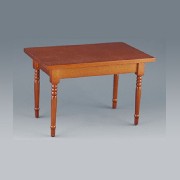 kitchen table cherrywood miniature 1:12