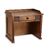 teacher s desk walnut miniature furniture 1:12