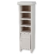 bathroom shelf white miniature 1:12