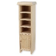 bathroom shelf barewood miniature 1:12