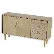 modern sideboard ashwood miniature 1:12