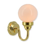 12v wall lamp clip globe miniature 1:12
