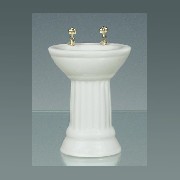 wash bassin ivory miniature 1:12