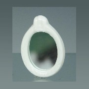 white mirror miniature 1:12