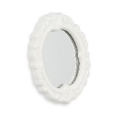 white mirror miniature furniture 1:12
