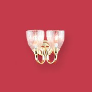 12v wall lamp clip glass miniature 1:12