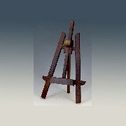 easel walnut miniature 1:12