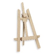 easel bare wood miniature furniture 1:12