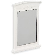 bentwood mirror white miniature furniture 1:12