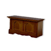 chest walnut miniature furniture 1:12