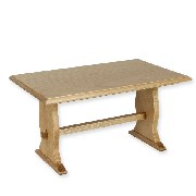 farmers table, natural oak miniature 1:12