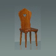 farmer chair cherrywood miniature 1:12