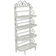 kitchen shelf white miniature 1:12