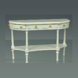 sidebord louis xvi ivory miniature 1:12, Furniture