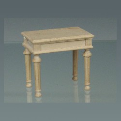 small side table louis xvi bare wood miniature 1:12, Furniture