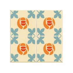 victorian floor tiles miniature 1:12