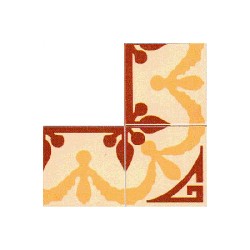 borders for victorian floor tiles miniature 1:12